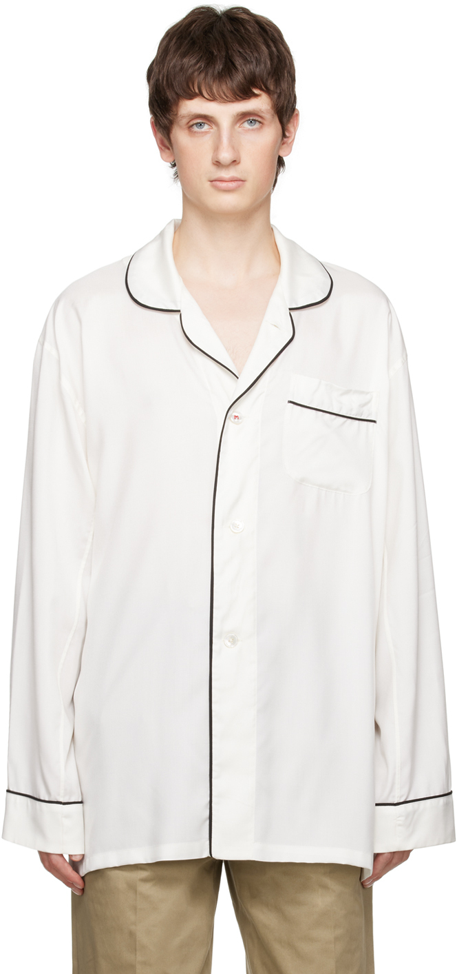 Maison Margiela Off-White Pyjama Shirt