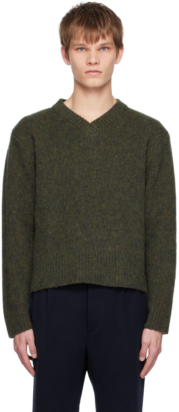 トップス Maison Margiela 21SS Vneck Sweatshirt MM6 Maison Margiela V-neck Sweatshirt | Black | FARFETCH