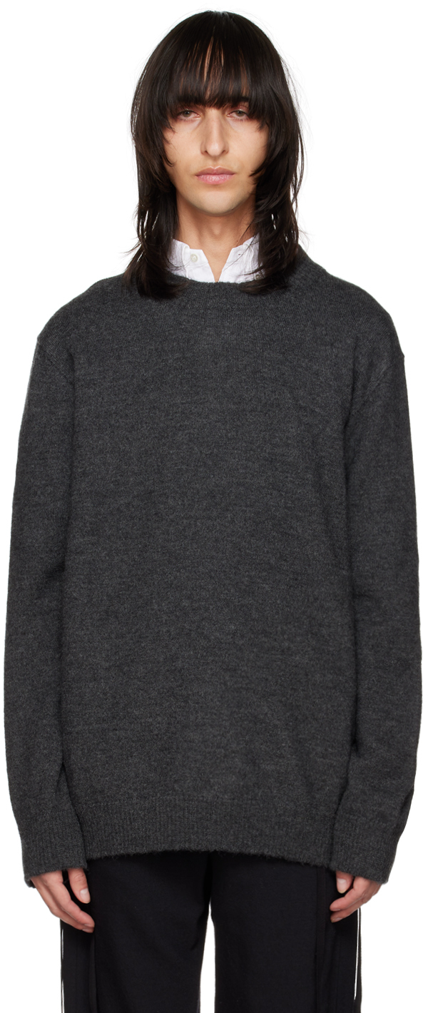 Ssense Uomo Abbigliamento Maglioni e cardigan Felpe e hoodies Felpe Black Embroidered Sweatshirt 