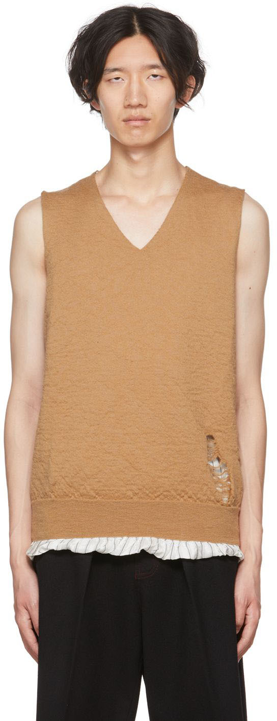 maison margiela sweater vest