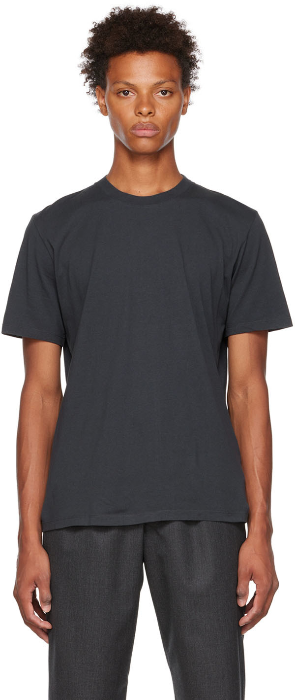 Three-Pack Black Organic Cotton T-Shirts