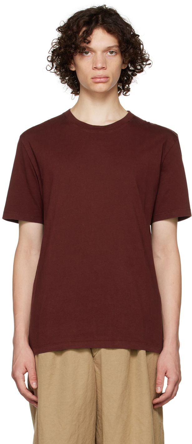 Burgundy Crewneck T-Shirt