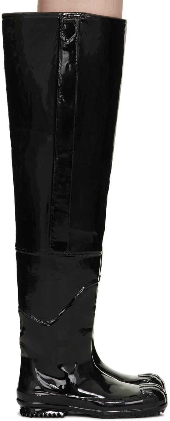 Black Wader Boots