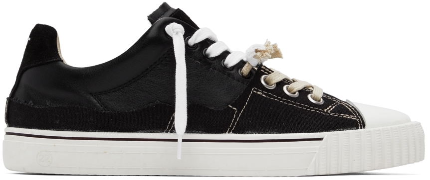 Black Evolution Sneakers by Maison Margiela on Sale