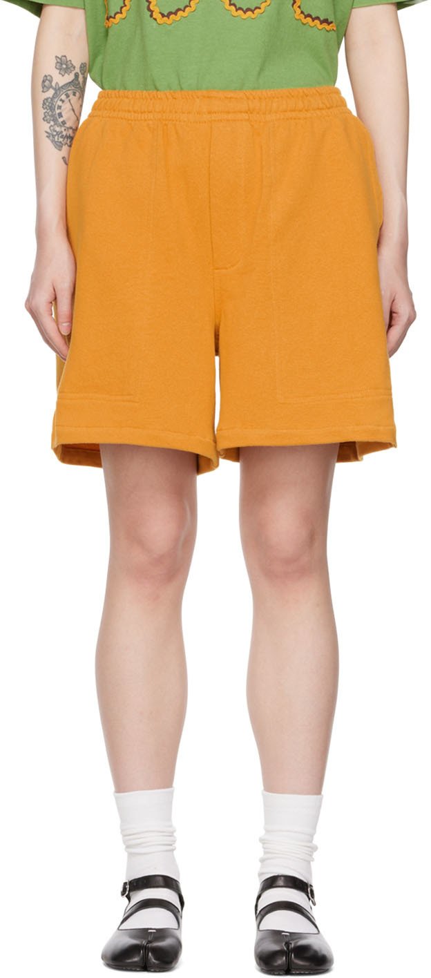 Bode Yellow Gym Rugby Shorts
