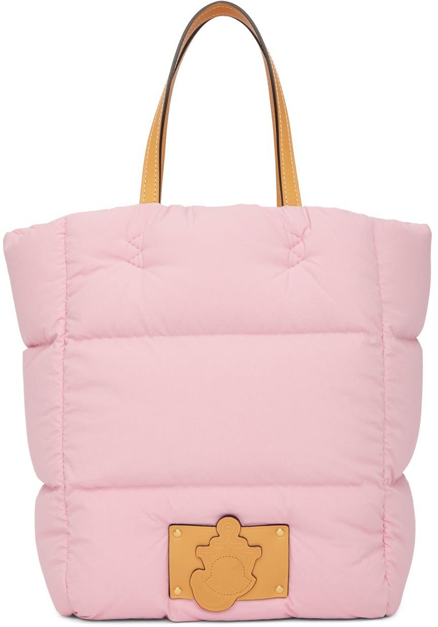 Moncler Genius 1 Moncler JW Anderson Pink Down Quilted Tote