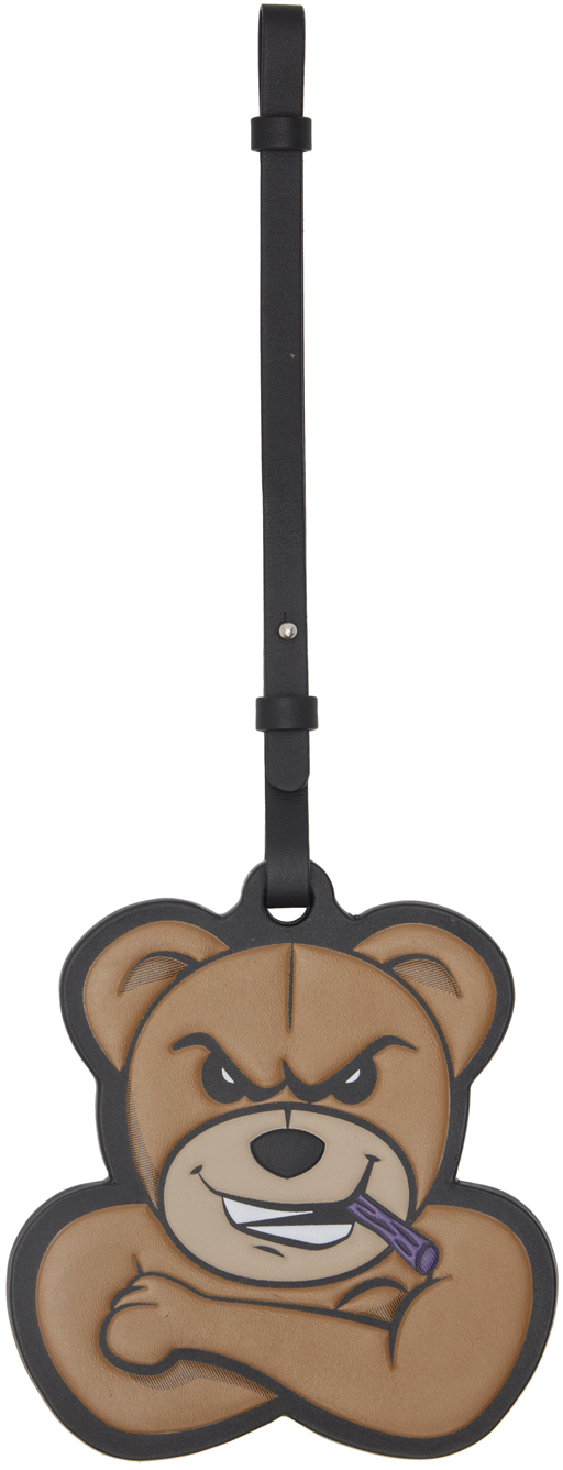 Moncler Genius Brown Bear Patch Keychain