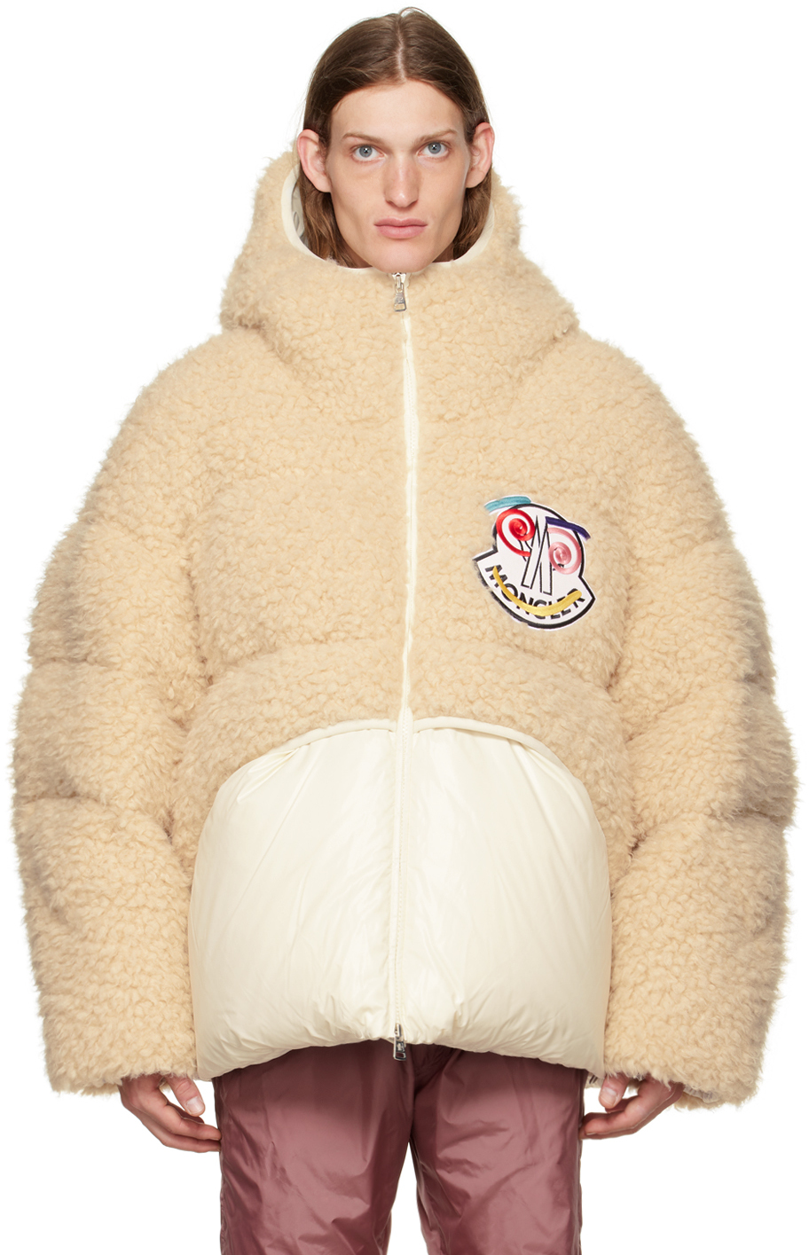 Moncler Genius: 2 Moncler 1952 White Ouse Down Jacket | SSENSE Canada