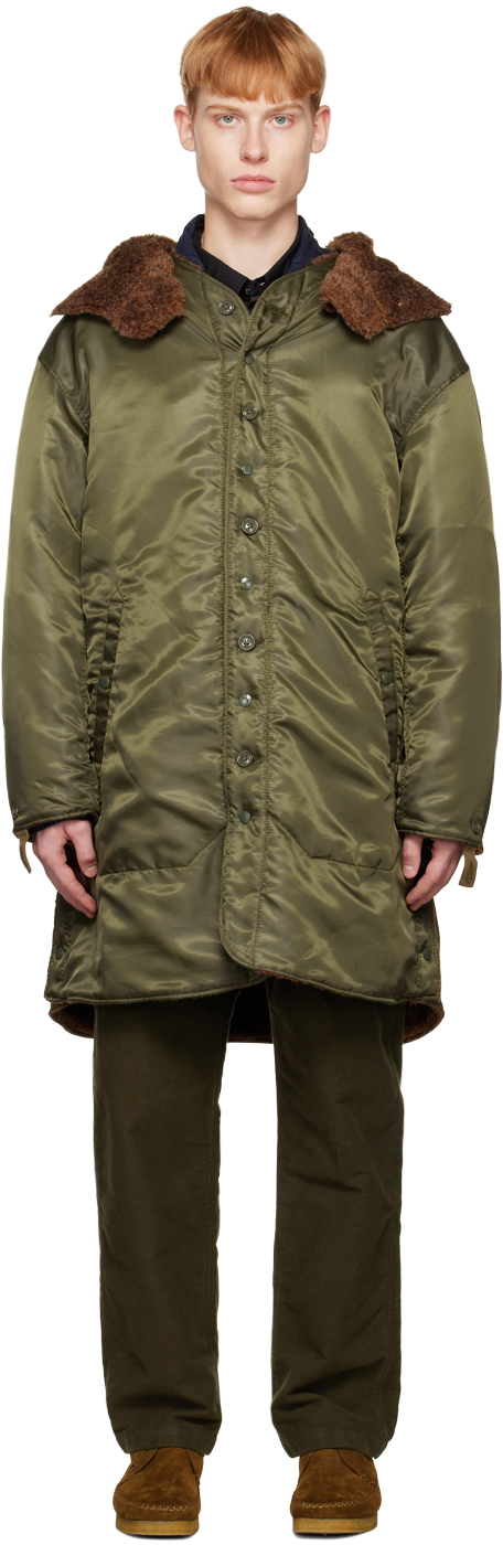 3491 Green Faux Fur Coat  main image 0