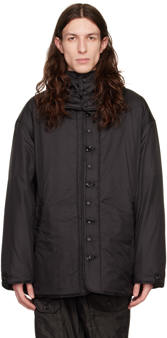 Engineered Garments Ssense Exclusive Black Liner Jacket In Kd003 Black