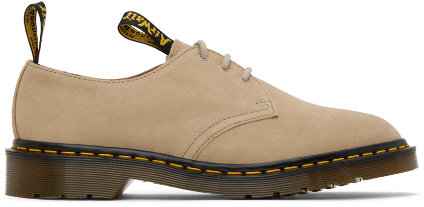 Engineered Garments Taupe Dr. Martens Edition 1461 Derbys