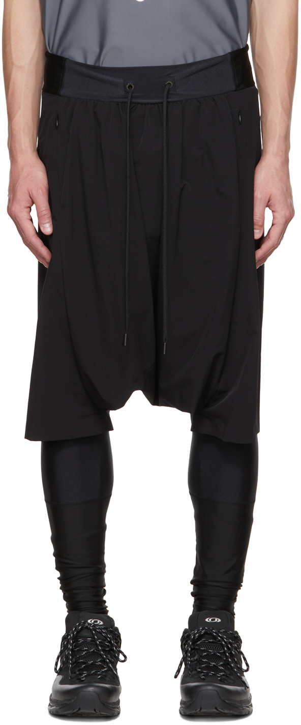 Black Layered Shalwar Lounge Pants