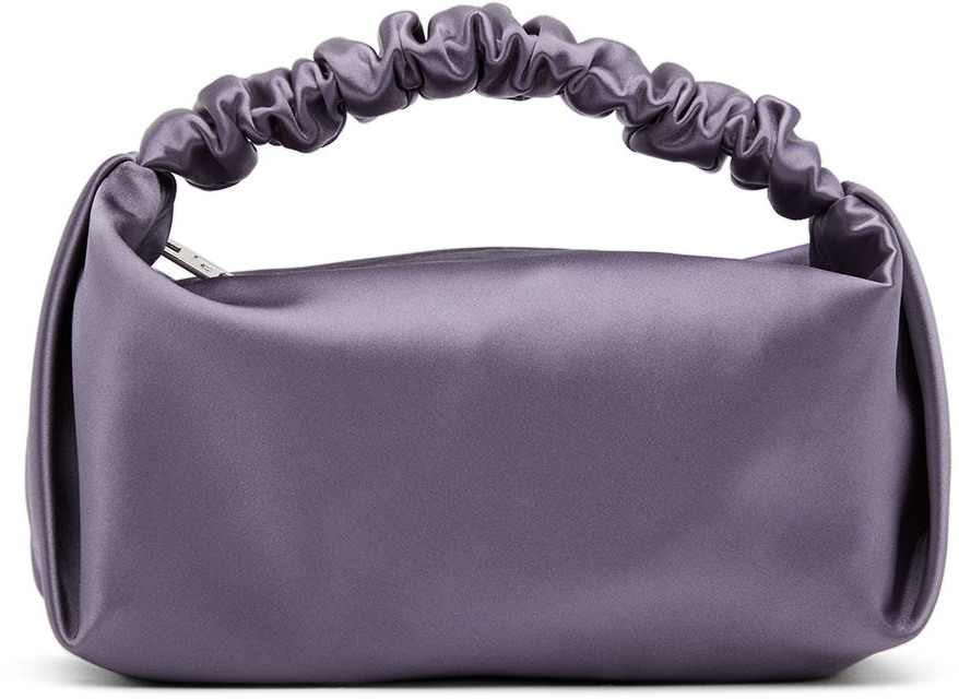 Alexander Wang Purple Mini Scrunchie Top Handle Bag