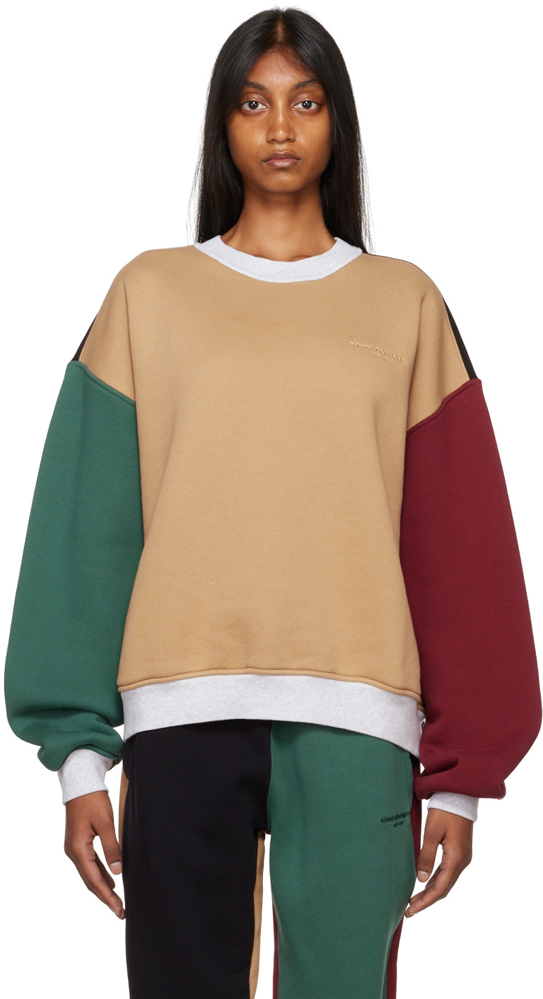 Alexander Wang Multicolor Colorblocked Sweatshirt