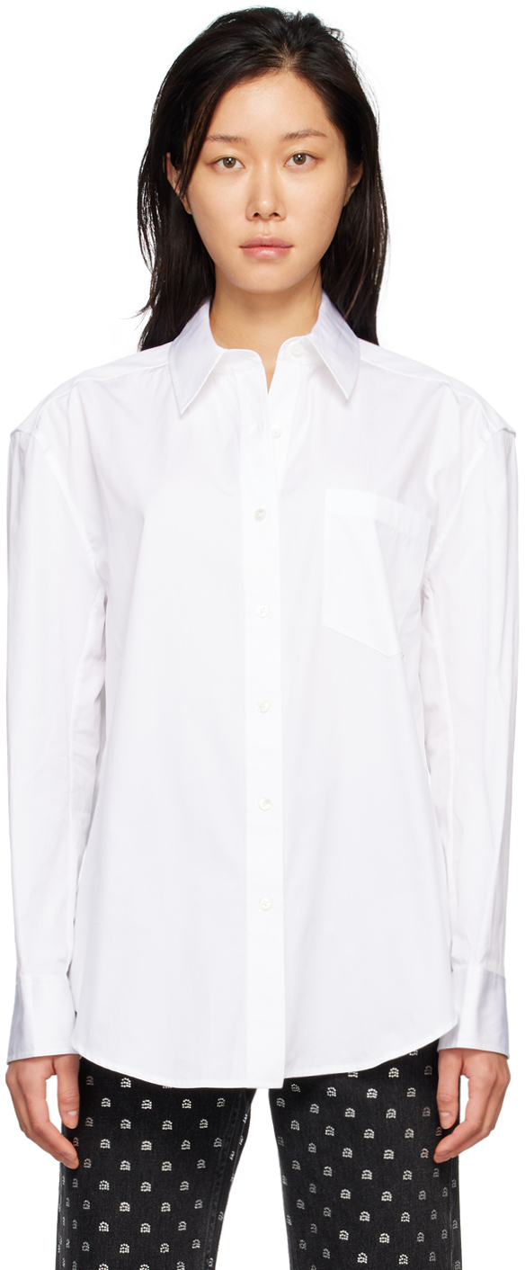 Alexander Wang White Oversized Shirt