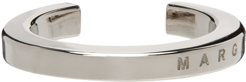 Silver Logo Cuff Bracelet Ssense Donna Accessori Gioielli Bracciali 