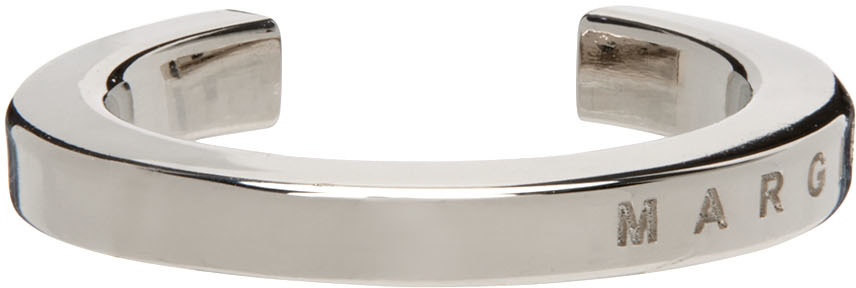 Silver Logo Cuff Ring