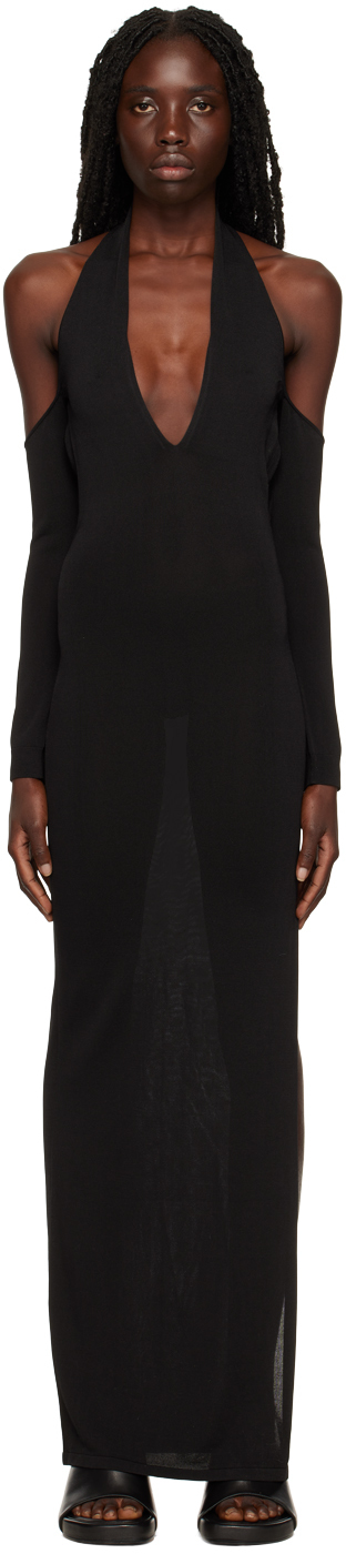 Aya Muse: Black Kiawe Midi Dress | SSENSE UK