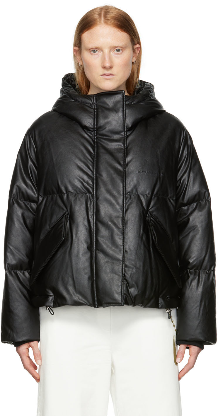 Black Cropped Down Jacket