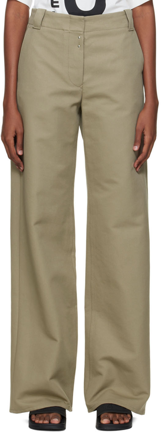 Womens Trousers MM6 by Maison Martin Margiela Cotton Print Detail Sport Trousers in White Slacks and Chinos MM6 by Maison Martin Margiela Trousers Slacks and Chinos Save 31% 