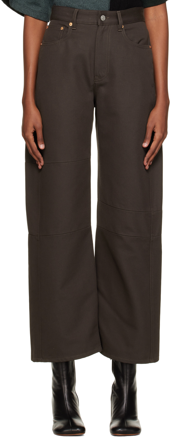 Brown Five-Pocket Trousers