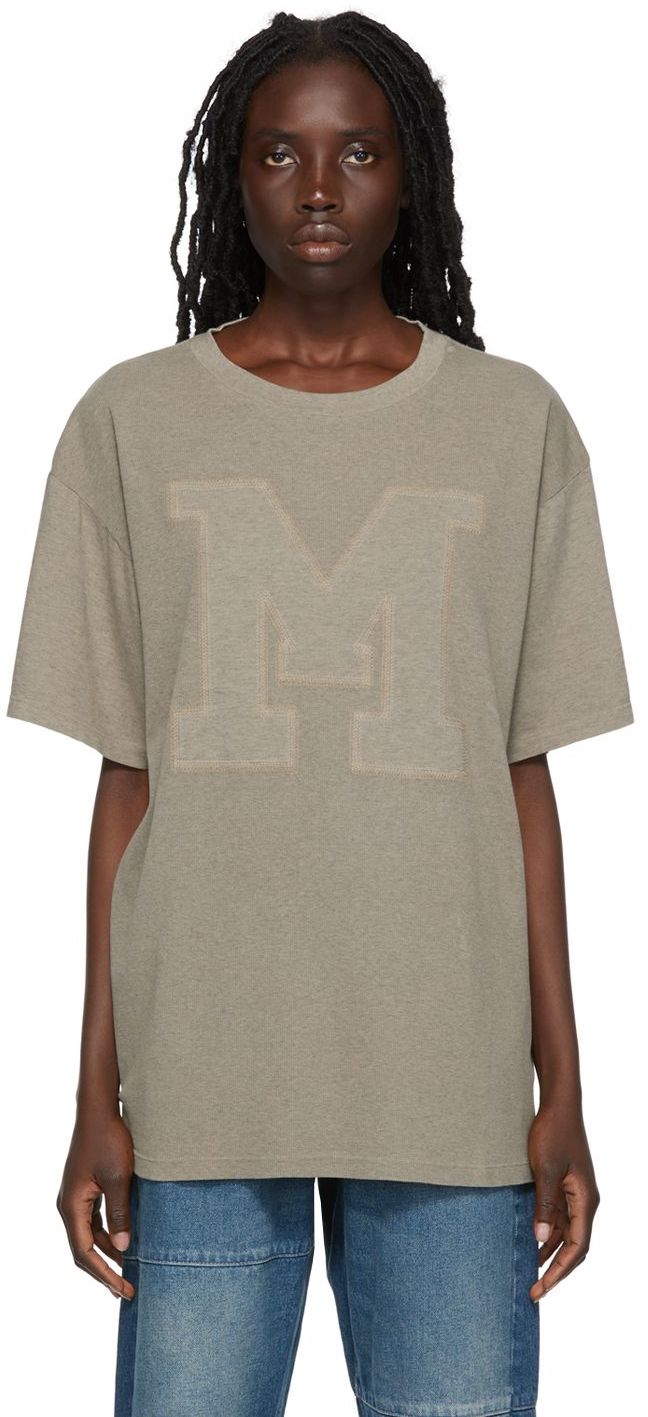 MM6 Maison Margiela Gray 'M' T-Shirt