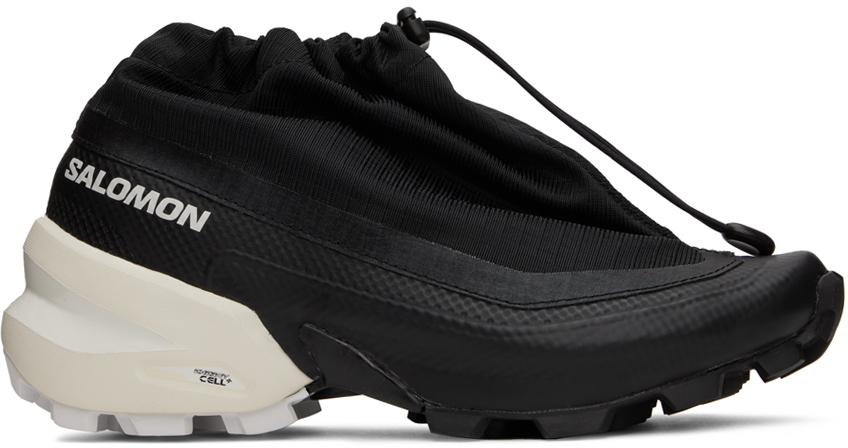 MM6 Maison Margiela: Black Salomon Edition MM6 Cross Low Sneakers | SSENSE