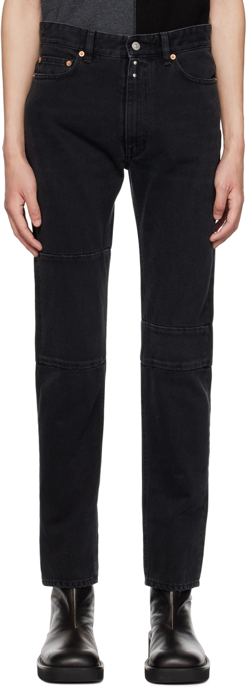 MM6 Maison Margiela Black Slim-Fit Jeans