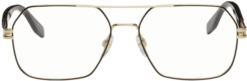 Marc Jacobs Gold & Black Retro Glasses