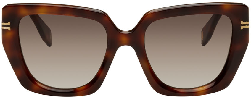 Marc Jacobs Tortoiseshell Rectangular Sunglasses