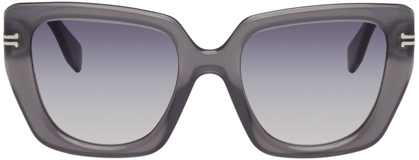 Marc Jacobs Grey Rectangular Sunglasses