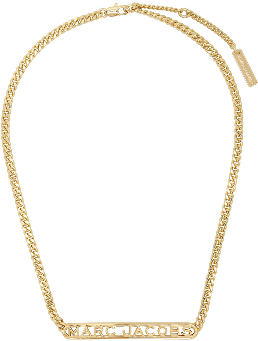 Marc Jacobs Gold 'The Monogram Chain' Necklace
