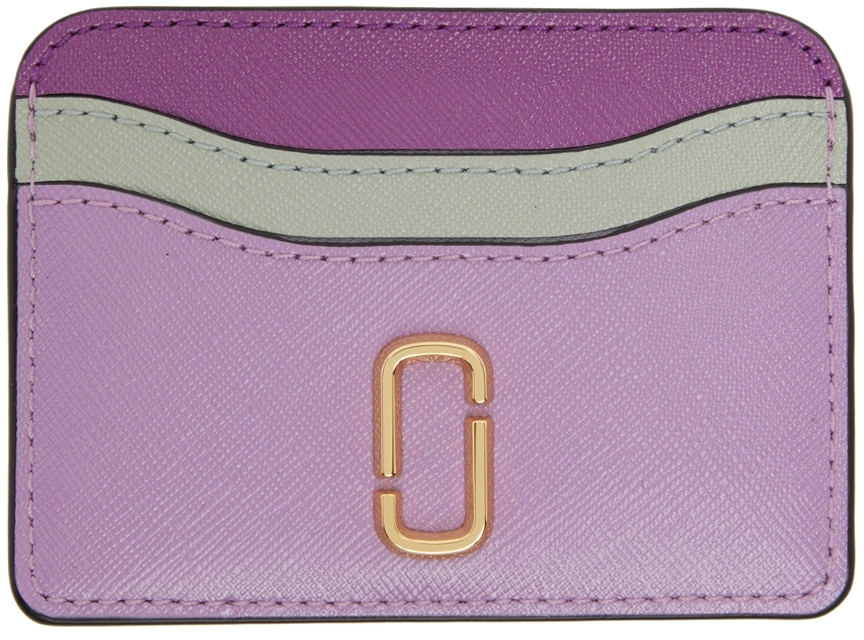 Marc Jacobs Purple 'The Snapshot' Card Holder