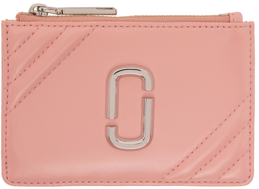 Marc Jacobs Pink 'The Glam Shot' Card Holder
