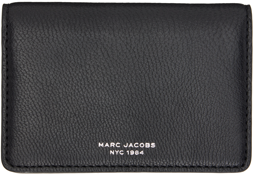 Marc Jacobs Black Leather Card Holder