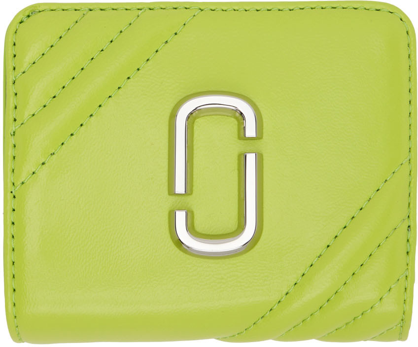 Marc Jacobs Green Mini 'The Glam Shot' Wallet