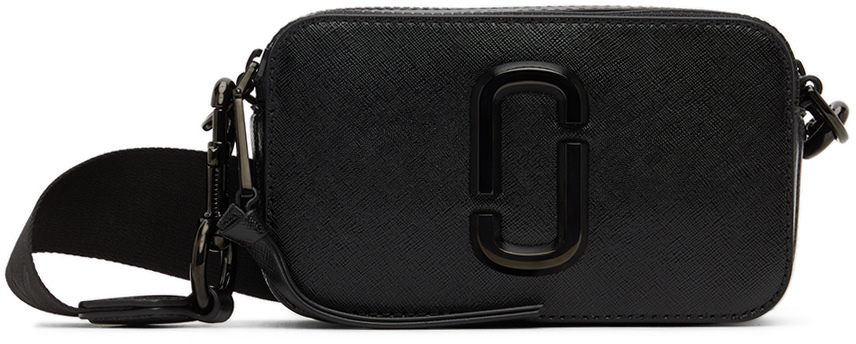 Marc Jacobs: Black 'The Snapshot DTM' Shoulder Bag | SSENSE