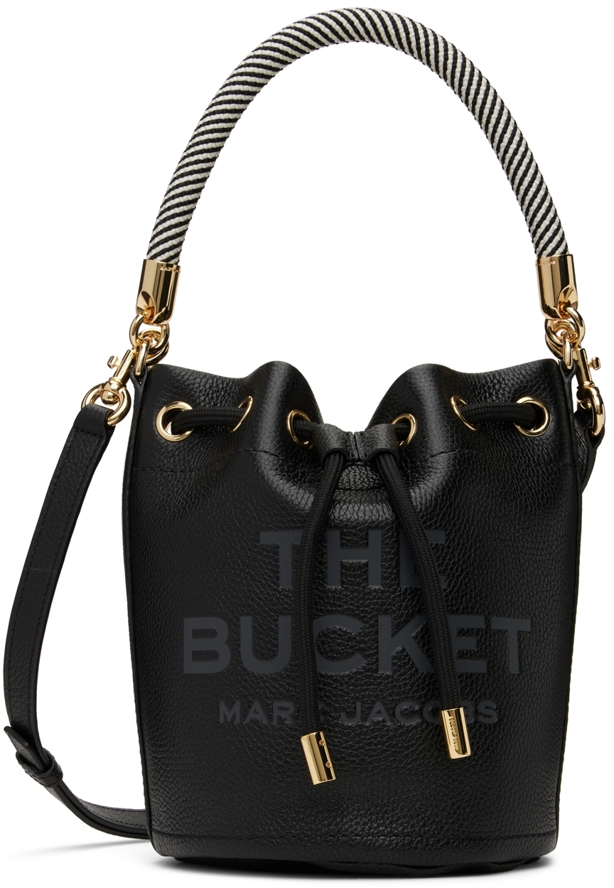 Black 'The Leather Bucket Bag' Bag