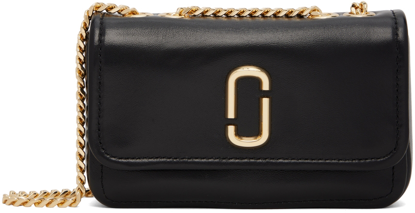 Marc Jacobs Black Mini 'The Glam Shot' Shoulder Bag