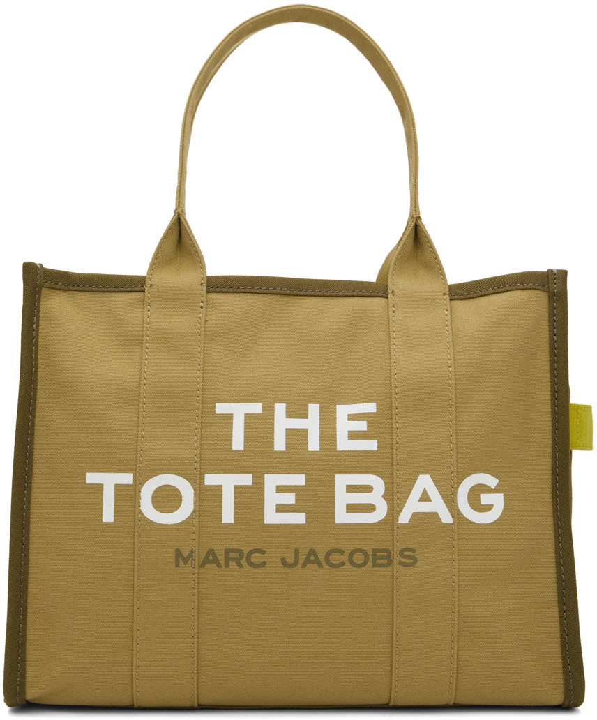 Marc Jacobs Khaki 'The Colorblock Large Tote Bag' Tote