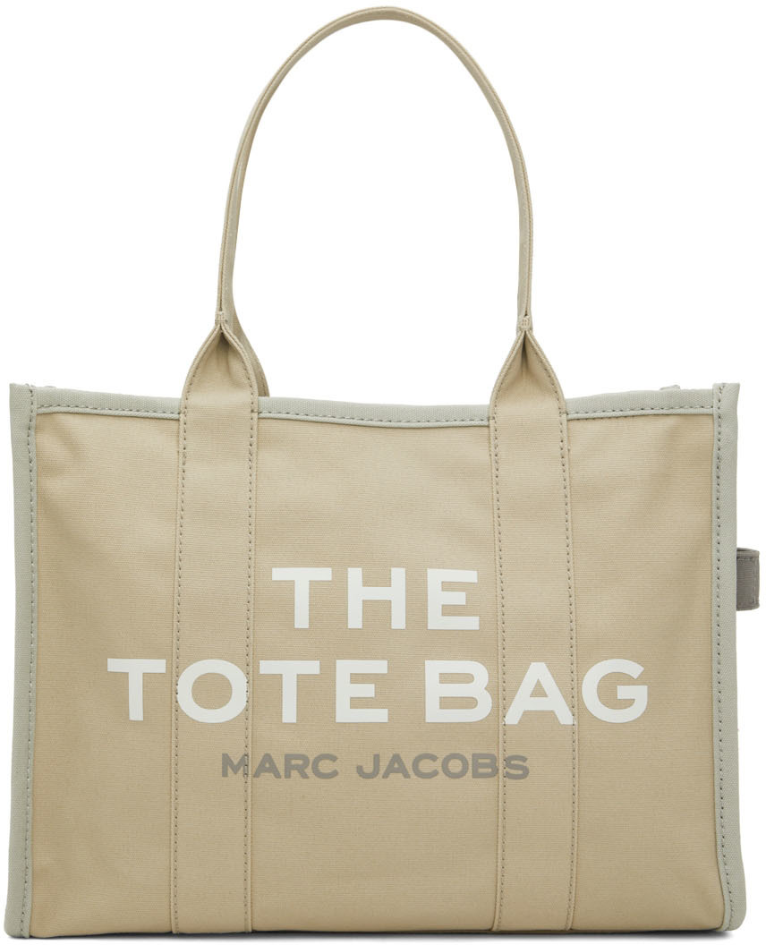 Marc Jacobs Beige 'The Large Colorblock Tote Bag' Tote