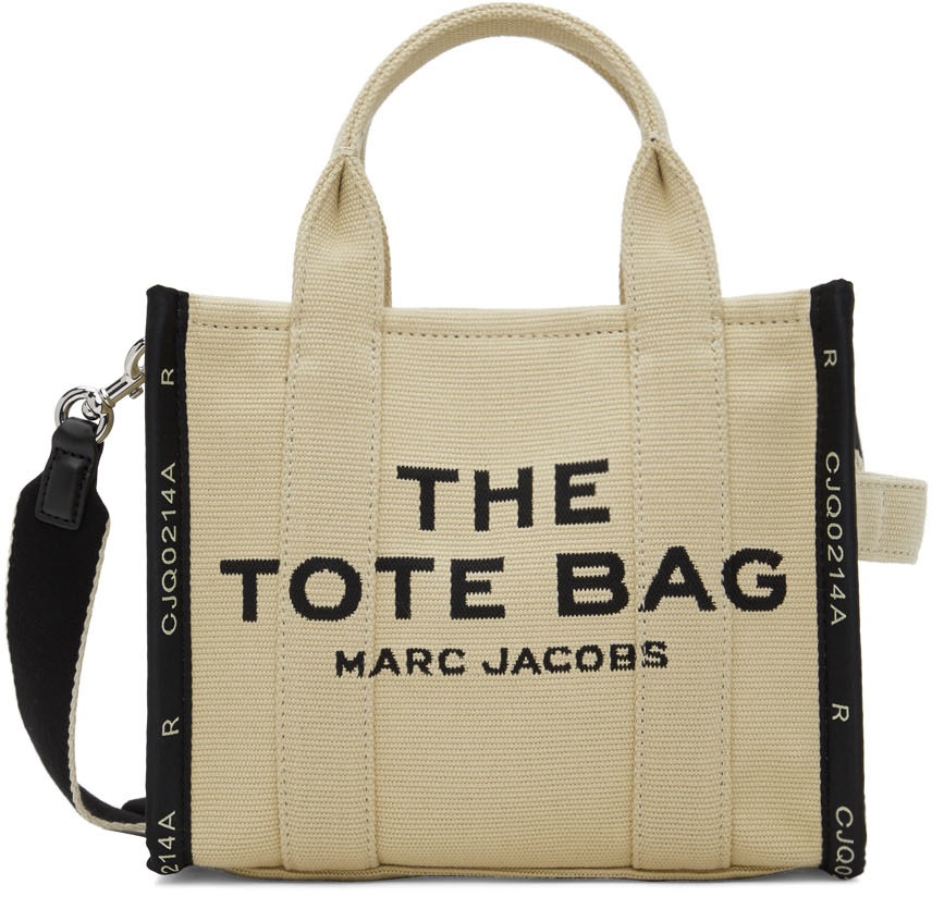 Marc Jacobs Beige 'The Jacquard Mini Tote Bag' Tote