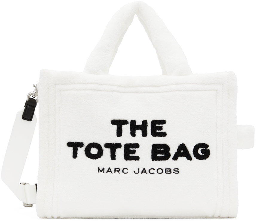 Marc Jacobs White Medium 'The Terry' Tote
