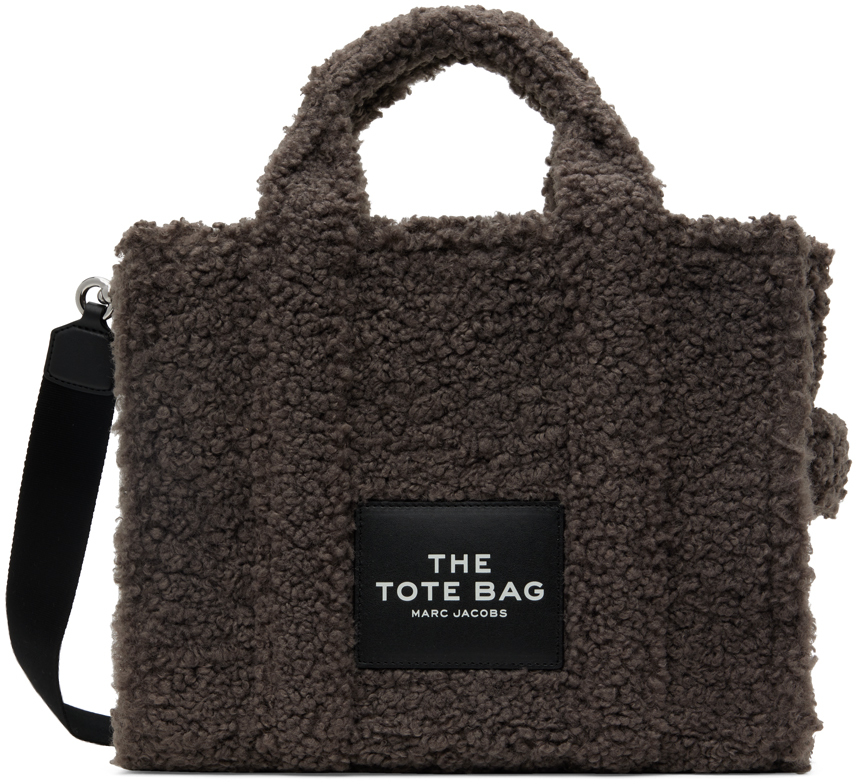Marc Jacobs: Gray 'The Teddy Medium Tote Bag' Tote | SSENSE UK