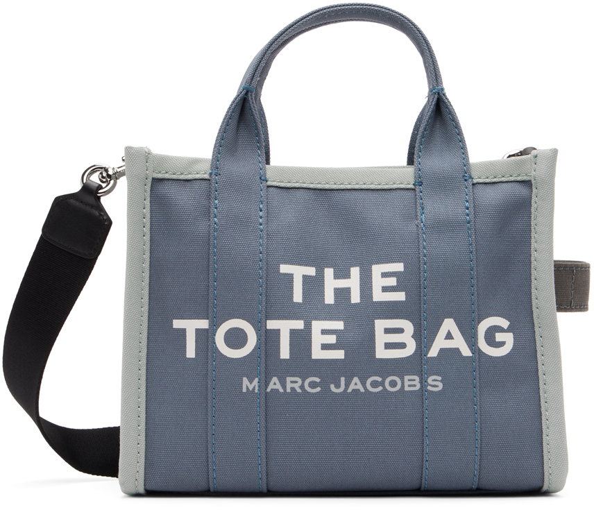 Blue 'the Colorblock' Mini Tote In 482 Blue Shadow Mult