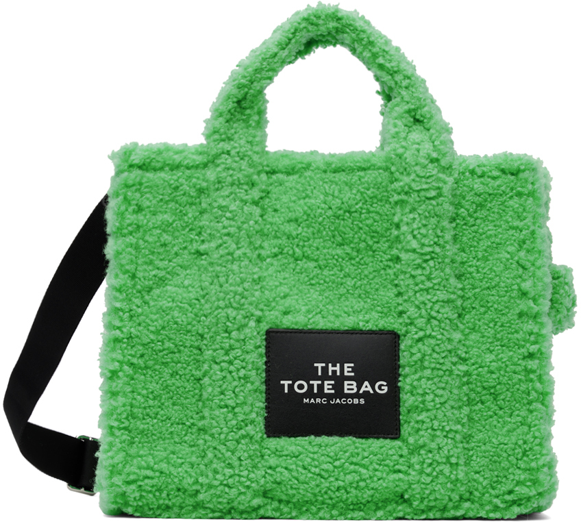 Marc Jacobs The Teddy Mini Tote Bag in Fluffy Green
