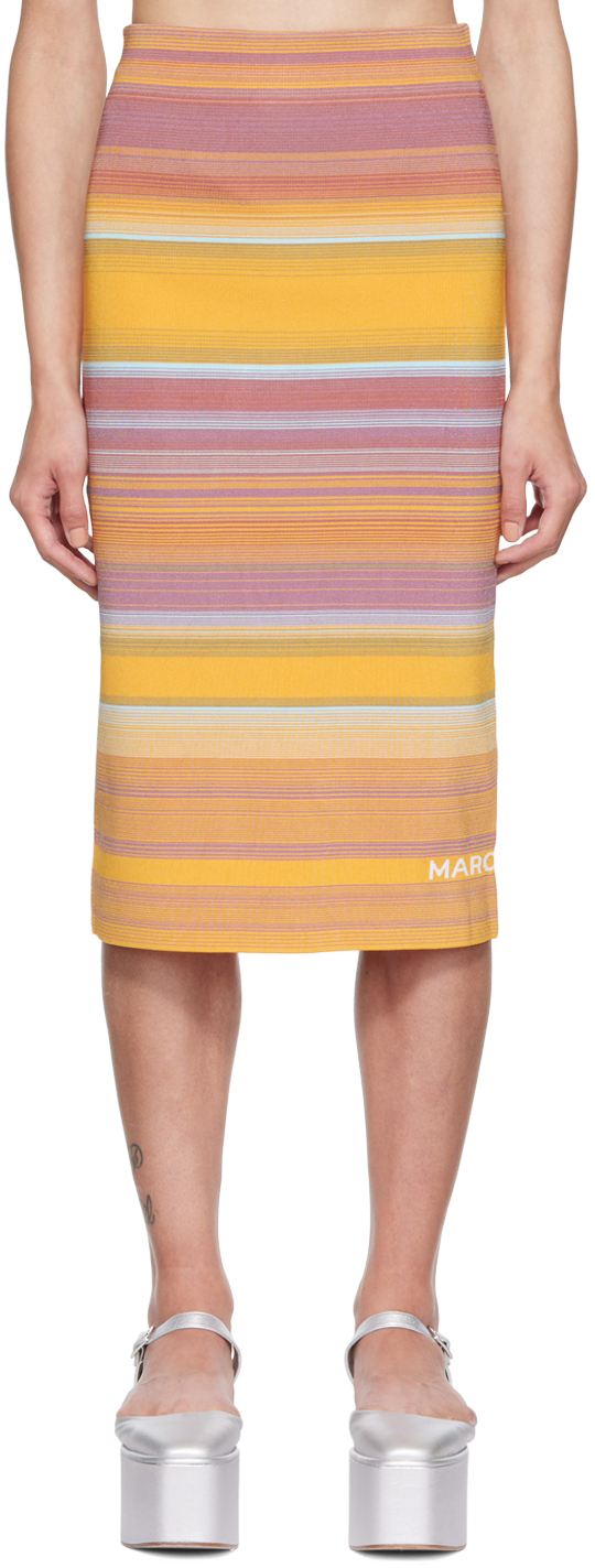 Marc Jacobs Purple 'The Tube Skirt' Midi Skirt