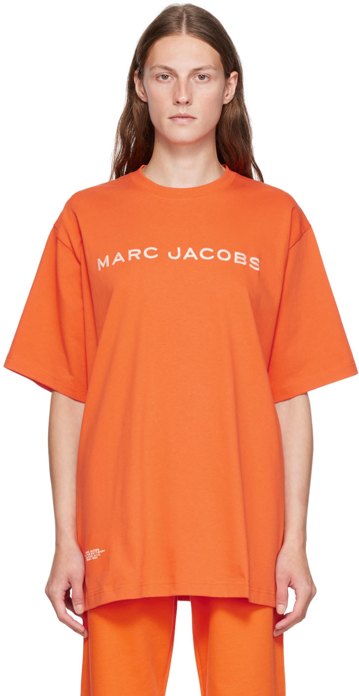 Marc Jacobs Orange 'The Big T-Shirt' T-Shirt