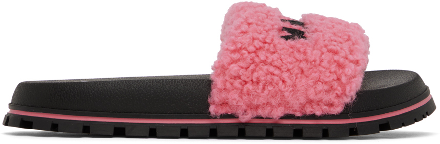 Marc Jacobs Pink Bouclé Sandals