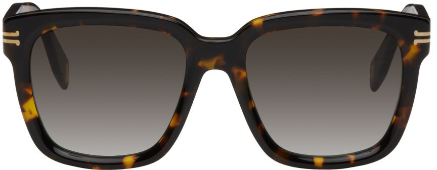 Marc Jacobs Tortoiseshell Square Sunglasses In 0086 Hvn